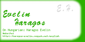 evelin haragos business card